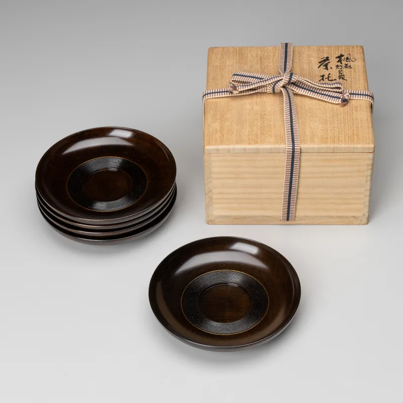 楓象嵌茶托