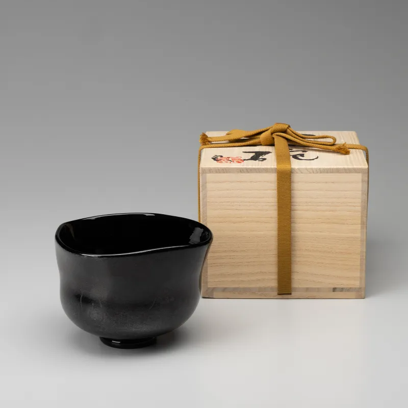 硝子黒碗