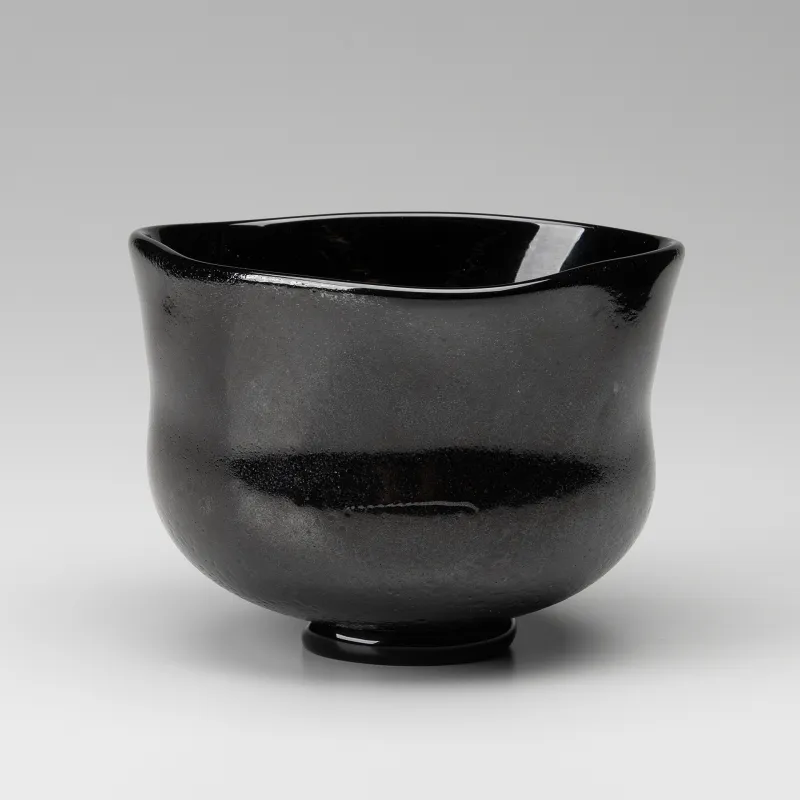 硝子黒碗