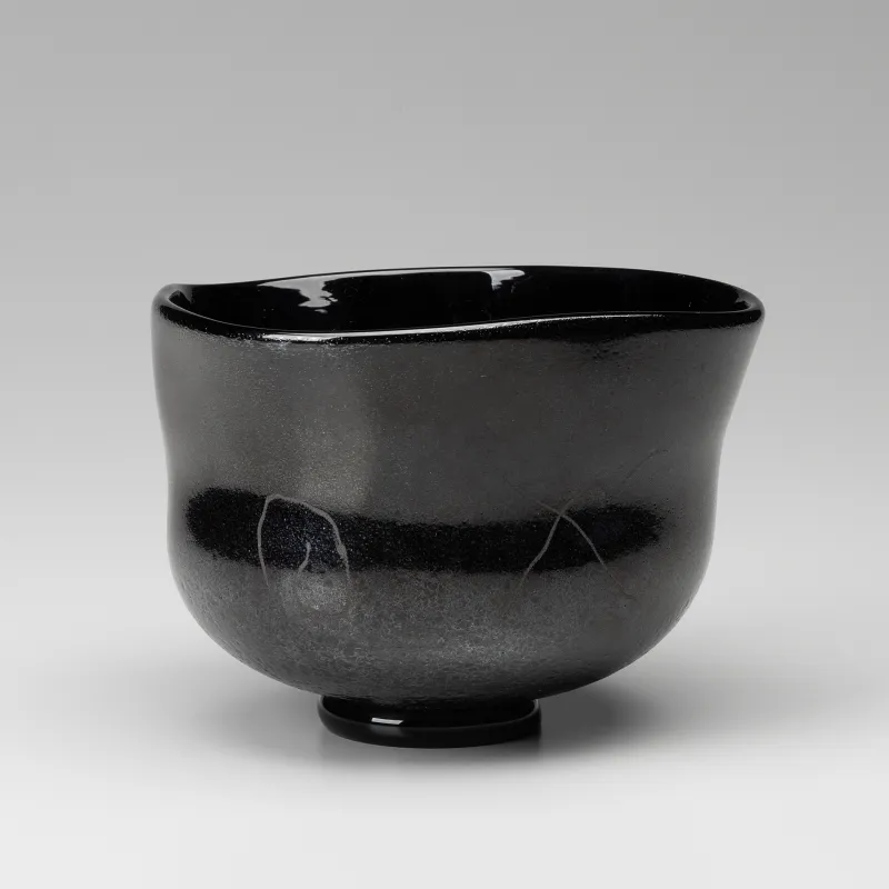 硝子黒碗