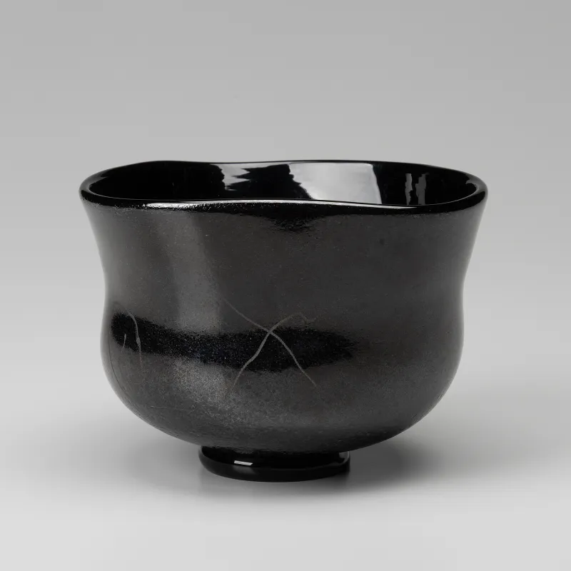 硝子黒碗